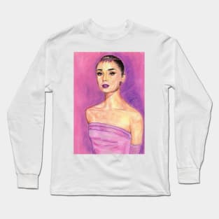 Audrey Hepburn Long Sleeve T-Shirt